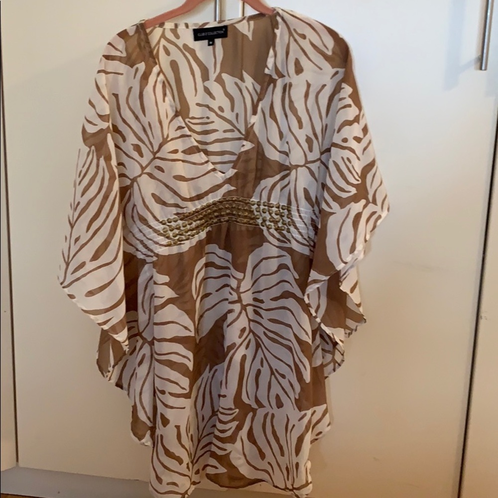 Club Z collection tunic/beach cover sz M